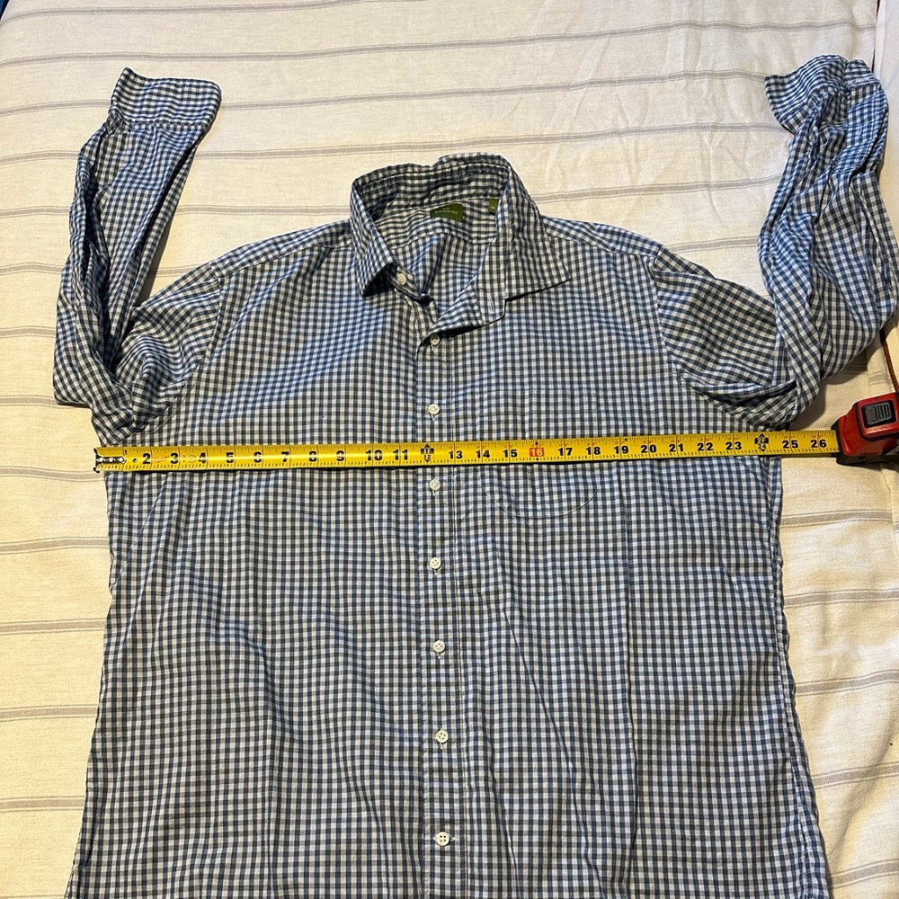 Sid Mashburn button down shirt XL Blue/Light Blue